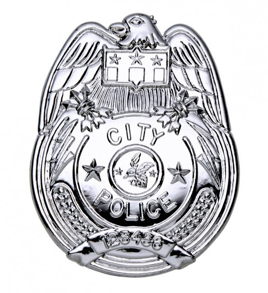 Polizeiabzeichen ° Silber