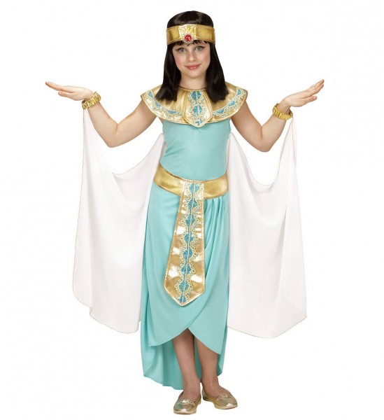 Ägyptische Königin ° Kleid, Gürtel, Armbänder, Stirnband, Umhang