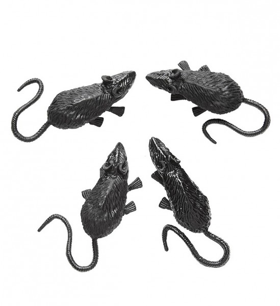 Set von 4 Mäusen ° 9 cm