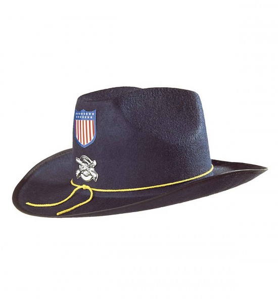 Yankee-Soldat Hut mit Wappen