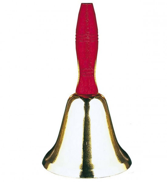 Maxi Weihnachtsmann Glocke aus Messing ° 20 cm
