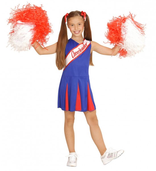 Cheerleader ° Kleid ° Blau-Rot