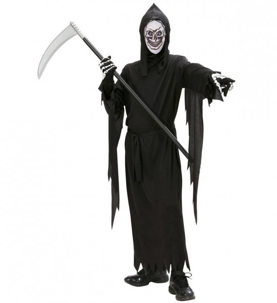 Grim Reaper ° Tunica, Gürtel, Maske mit Kapuze