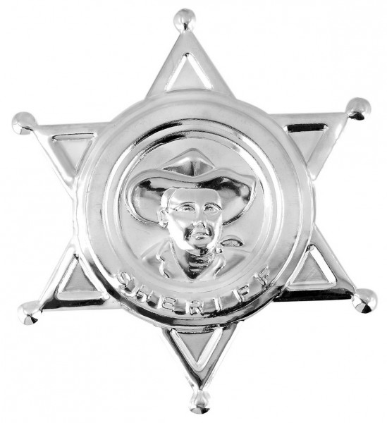 Sheriff Stern aus Metall