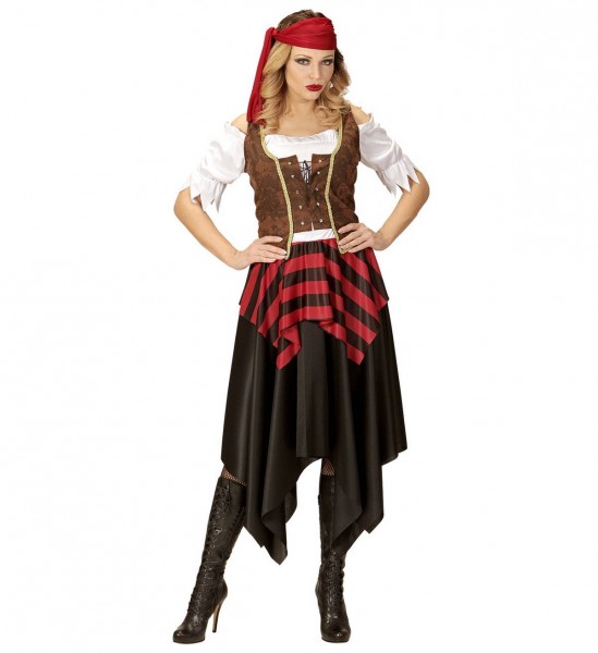 Piratin ° Kleid, Korsett, Kopfband