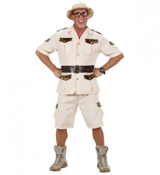 Safari Mann ° Hemd, Shorts, Gürtel
