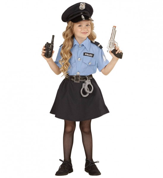 Police Girl ° Bluse, Rock, Gürtel, Hut