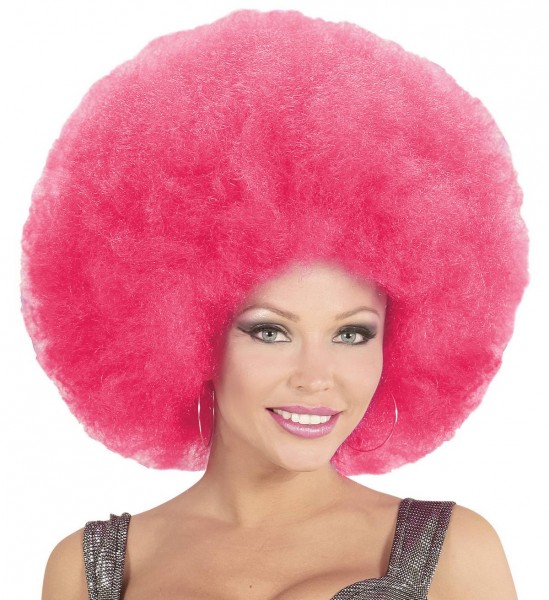Riesen Afro Perücke ° Pink